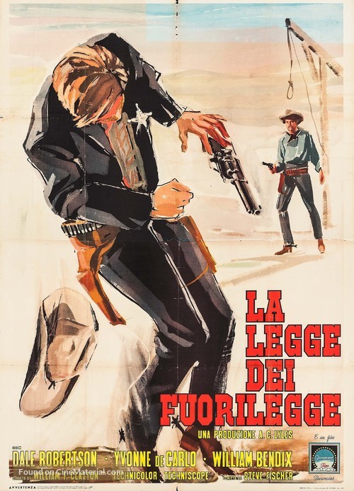Law of the Lawless - Italian Movie Poster
