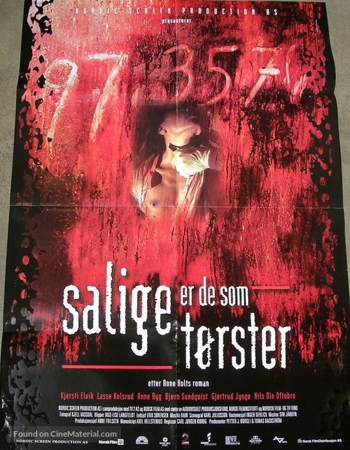 Salige er de som t&oslash;rster - Norwegian Movie Poster