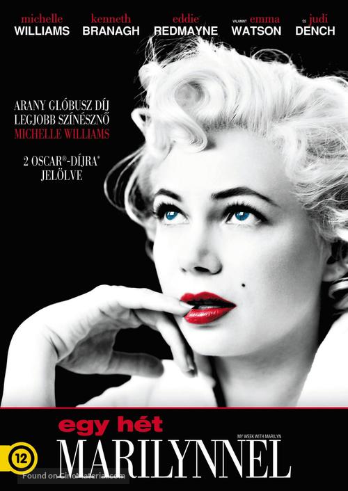 My Week with Marilyn - Hungarian DVD movie cover