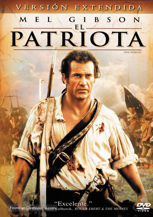 The Patriot - Argentinian DVD movie cover