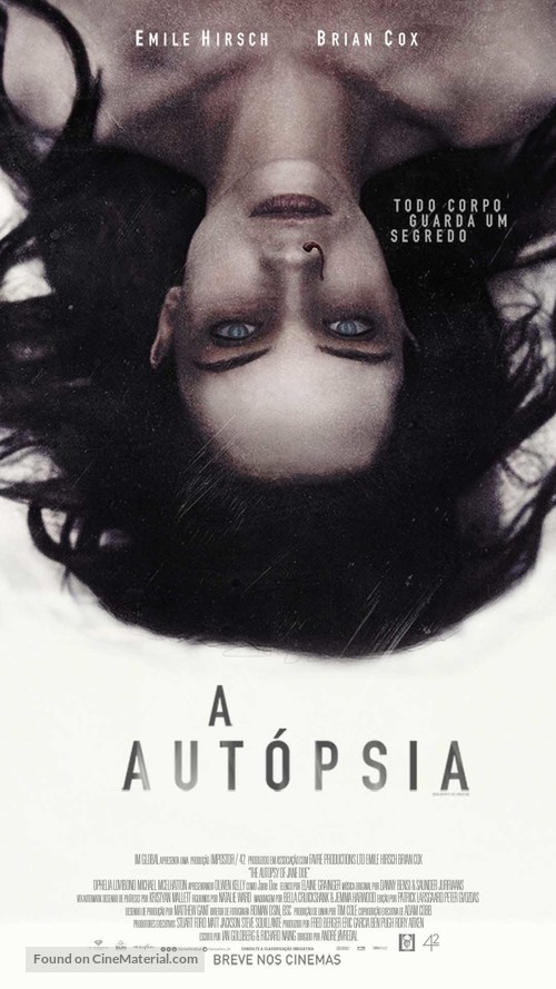 The Autopsy of Jane Doe - Brazilian Movie Poster