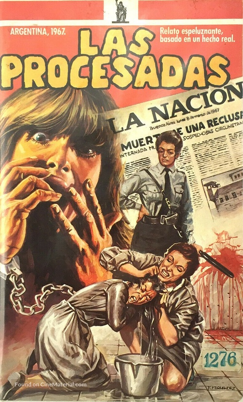 Las procesadas - Spanish VHS movie cover