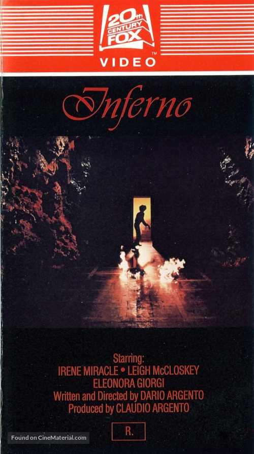 Inferno - Australian VHS movie cover