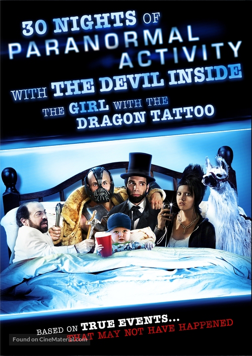 30 Nights of Paranormal Activity with the Devil Inside the Girl with the Dragon Tattoo - DVD movie cover