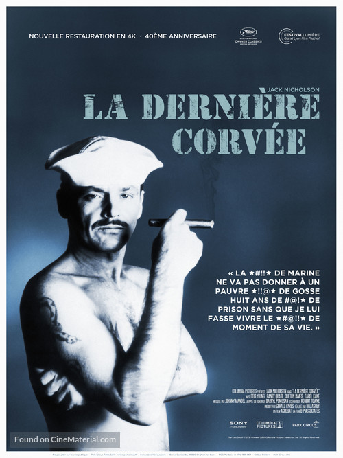 The Last Detail - French Re-release movie poster