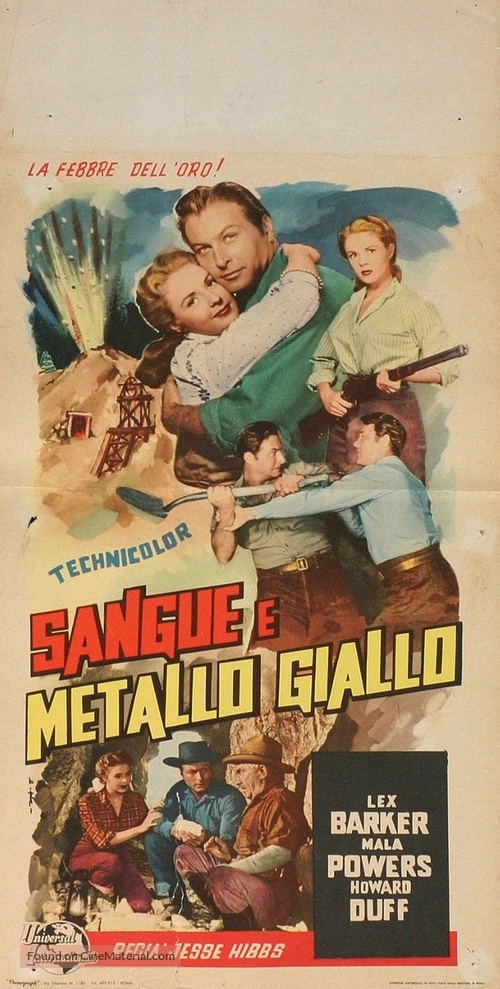 The Yellow Mountain - Italian Movie Poster