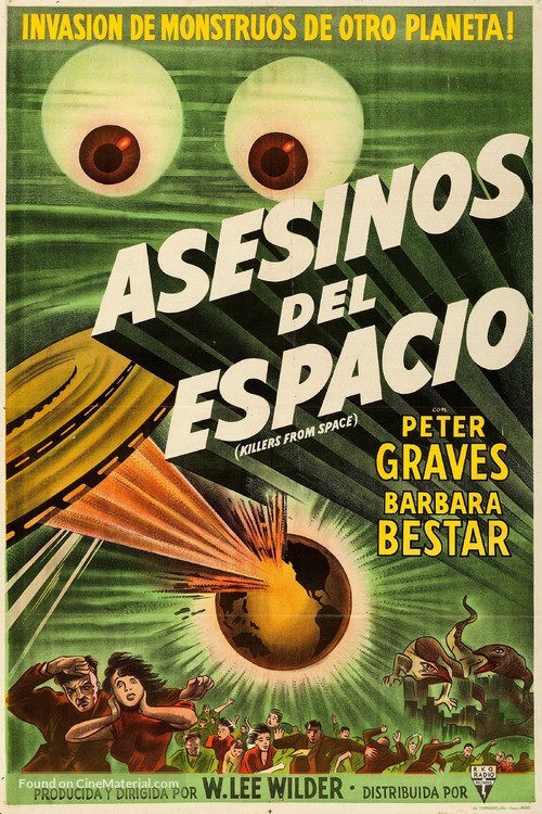 Killers from Space - Argentinian Movie Poster