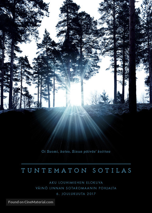 Tuntematon sotilas - Finnish Movie Poster