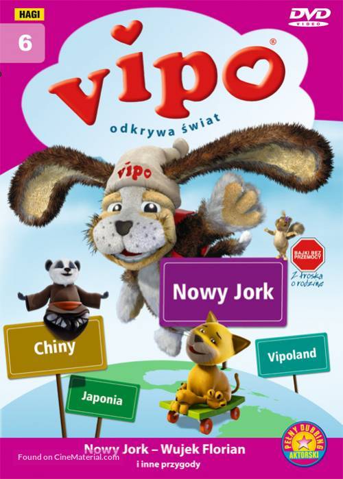 &quot;Vipo: Adventures of the Flying Dog&quot; - Polish DVD movie cover