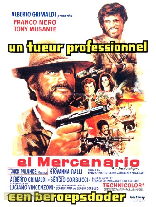 Il mercenario - Belgian Movie Poster