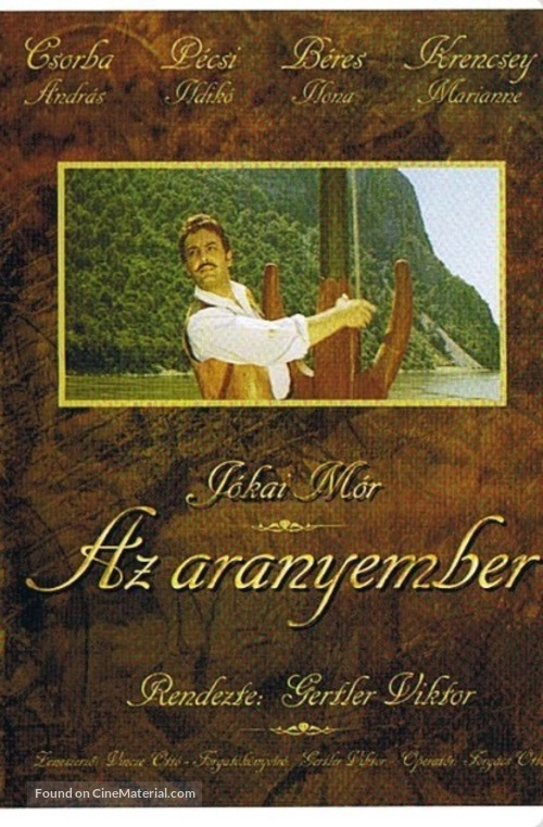 Az aranyember - Hungarian DVD movie cover