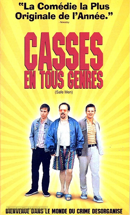 Safe Men - French VHS movie cover