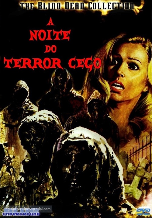 La noche del terror ciego - Brazilian DVD movie cover