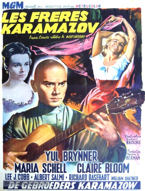 The Brothers Karamazov - Belgian Movie Poster