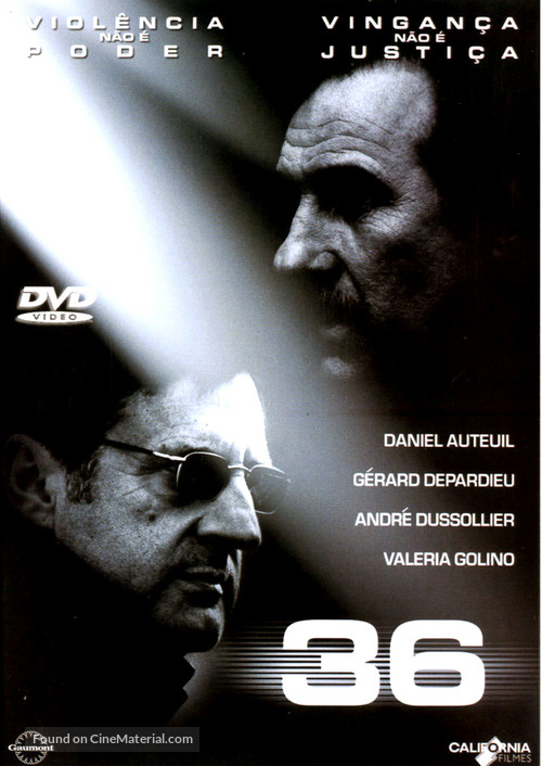 36 Quai des Orf&egrave;vres - Brazilian DVD movie cover