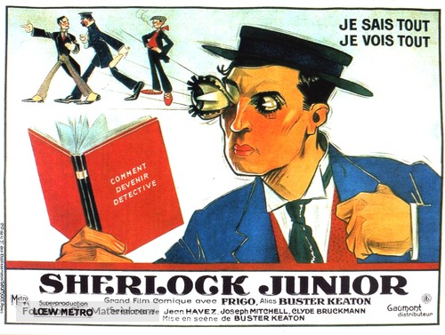 Sherlock Jr. - French Movie Poster