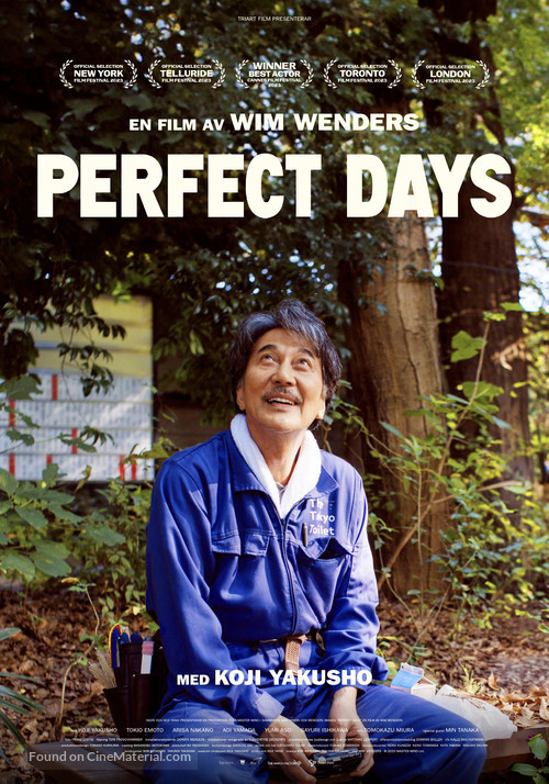 Perfect Days - Swedish Movie Poster