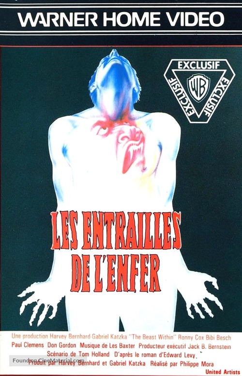 The Beast Within - French VHS movie cover