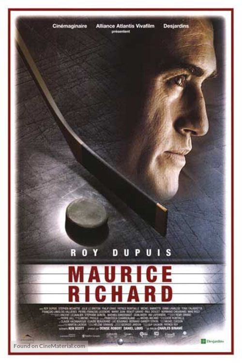 Maurice Richard - Canadian Movie Poster