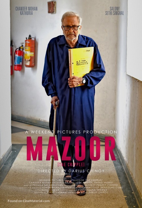 Mazoor: The Cripple - Indian Movie Poster