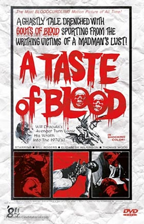 A Taste of Blood - German DVD movie cover
