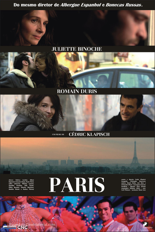 Paris - Brazilian Movie Poster