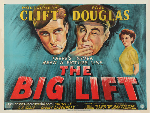 The Big Lift - British Movie Poster