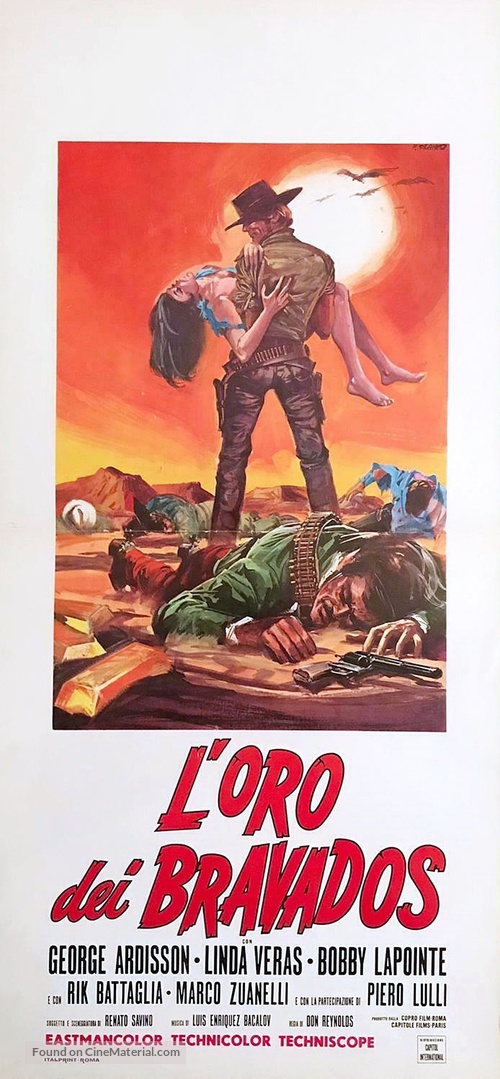 L&#039;oro dei bravados - Italian Movie Poster