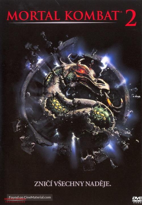 Mortal Kombat: Annihilation - Czech DVD movie cover