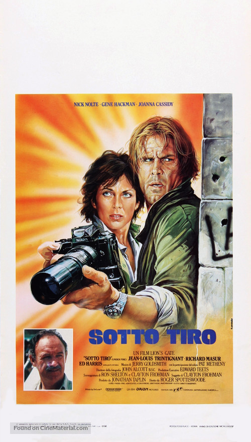 Under Fire - Italian Movie Poster