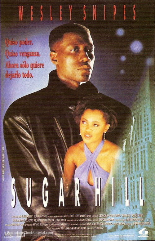 Sugar Hill - Spanish VHS movie cover