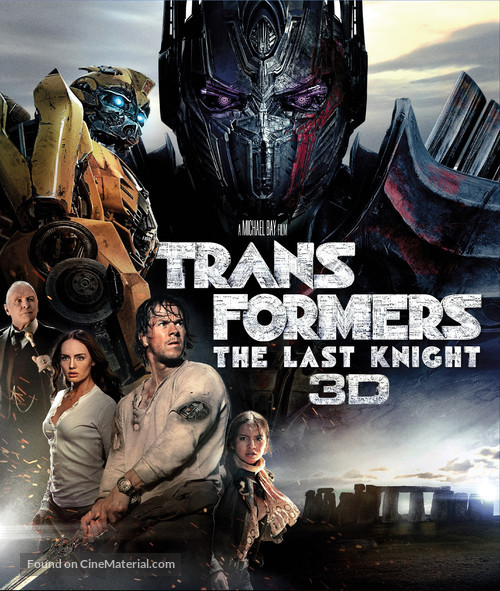 Transformers: The Last Knight - Blu-Ray movie cover