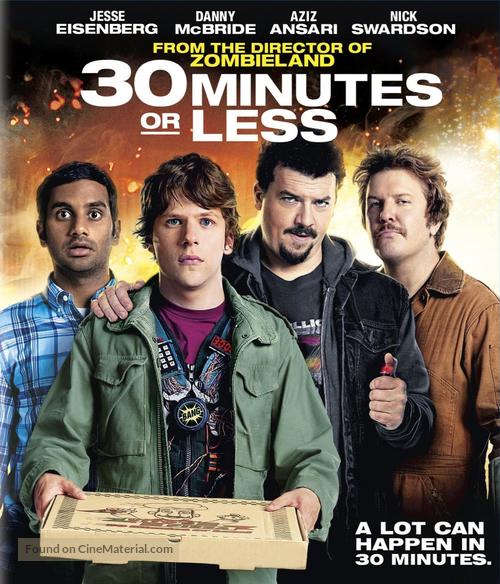 30 Minutes or Less - Blu-Ray movie cover