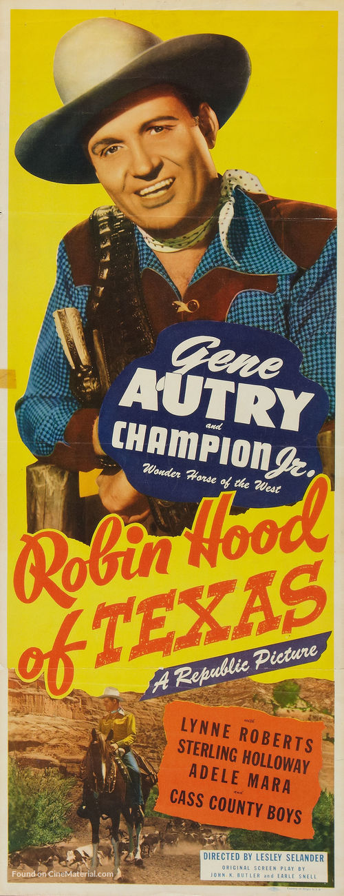 Robin Hood of Texas - Movie Poster