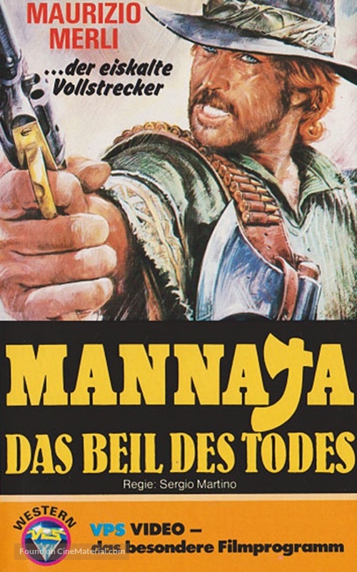 Mannaja - German VHS movie cover