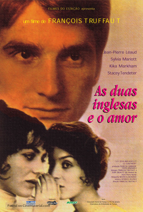 Les deux anglaises et le continent - Brazilian Movie Poster