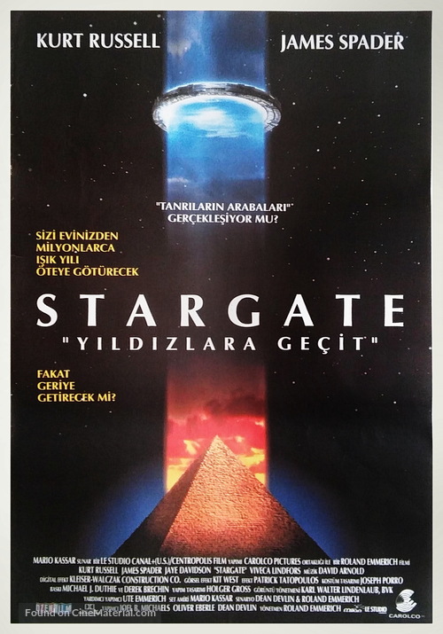 Stargate - Turkish Movie Poster