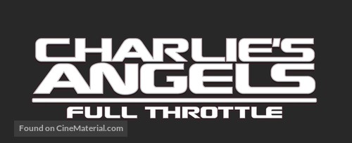 Charlie&#039;s Angels: Full Throttle - Logo