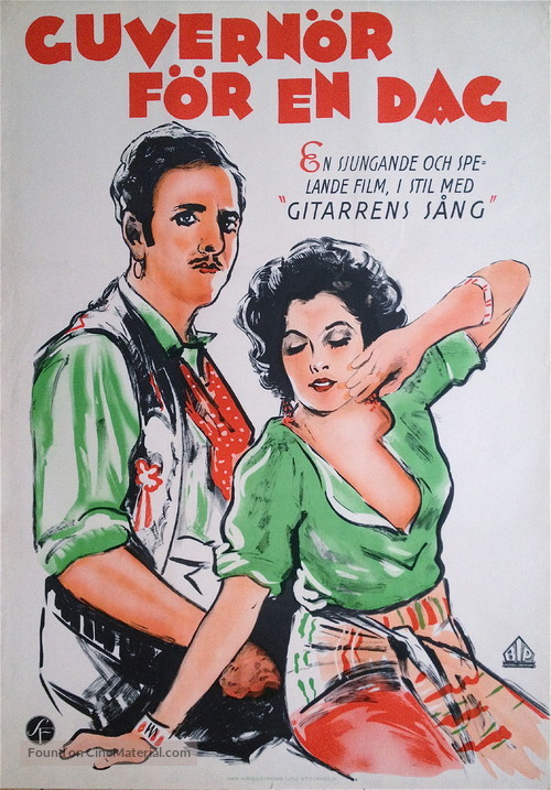 The Maid of the Mountains - Swedish Movie Poster