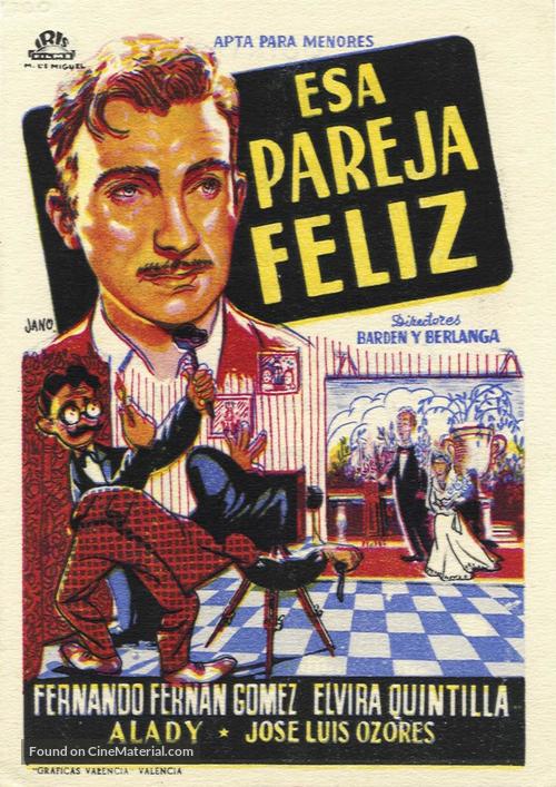 Esa pareja feliz - Spanish Movie Poster