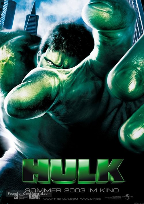 Hulk - German Movie Poster