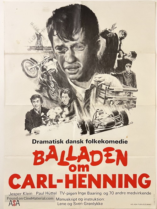 Balladen om Carl-Henning - Danish Movie Poster