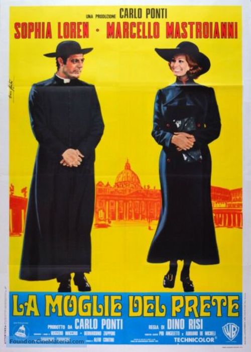 The Priest&#039;s Wife - Italian Movie Poster