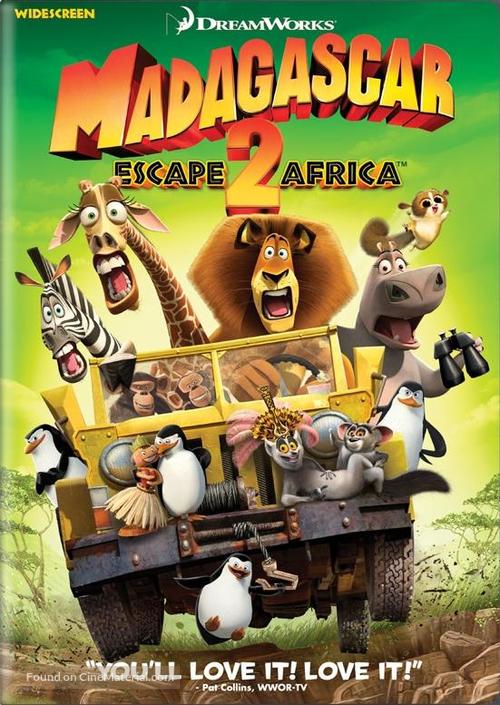Madagascar: Escape 2 Africa - DVD movie cover