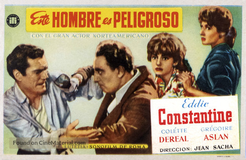 Cet homme est dangereux - Spanish Movie Poster