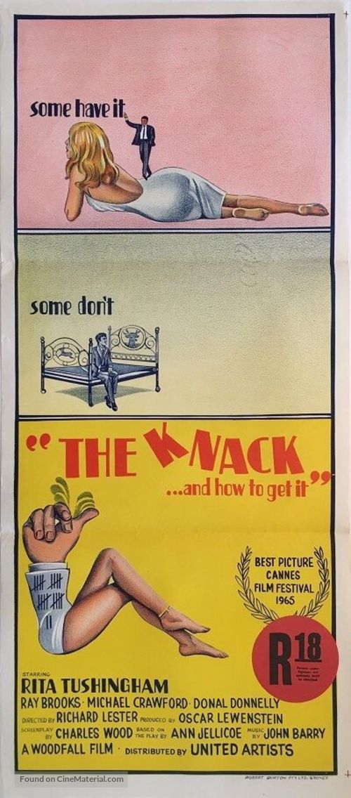 The Knack ...and How to Get It - Australian Movie Poster