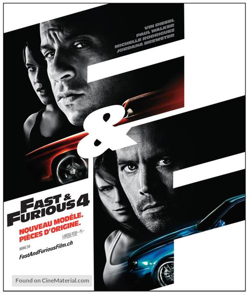 Fast &amp; Furious - Swiss Movie Poster