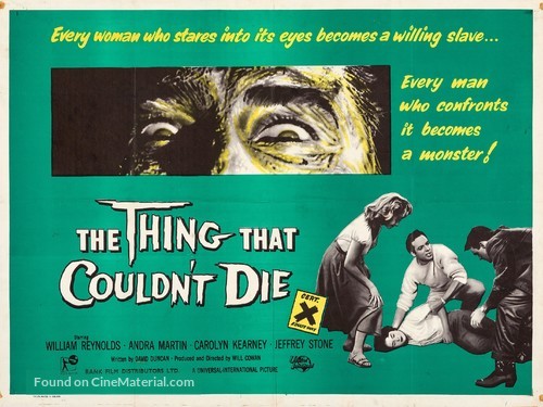 The Thing That Couldn&#039;t Die - British Movie Poster