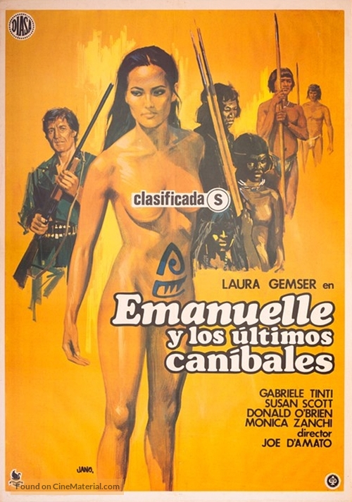 Emanuelle e gli ultimi cannibali - Spanish Movie Poster
