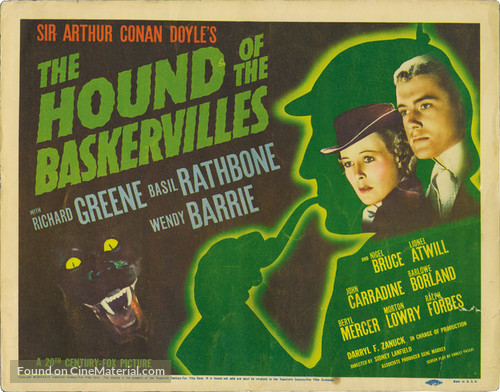 The Hound of the Baskervilles - Movie Poster